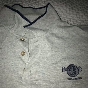 Hard Rock Cafe Gatlinburg XL Gray Polo